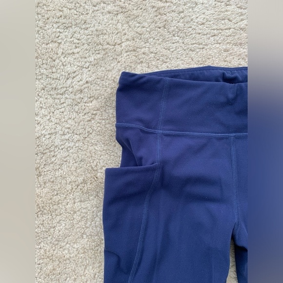 Athleta Girl Size L, 12, Navy Stash Your Treasures Capri Leggings - Picture 5 of 7